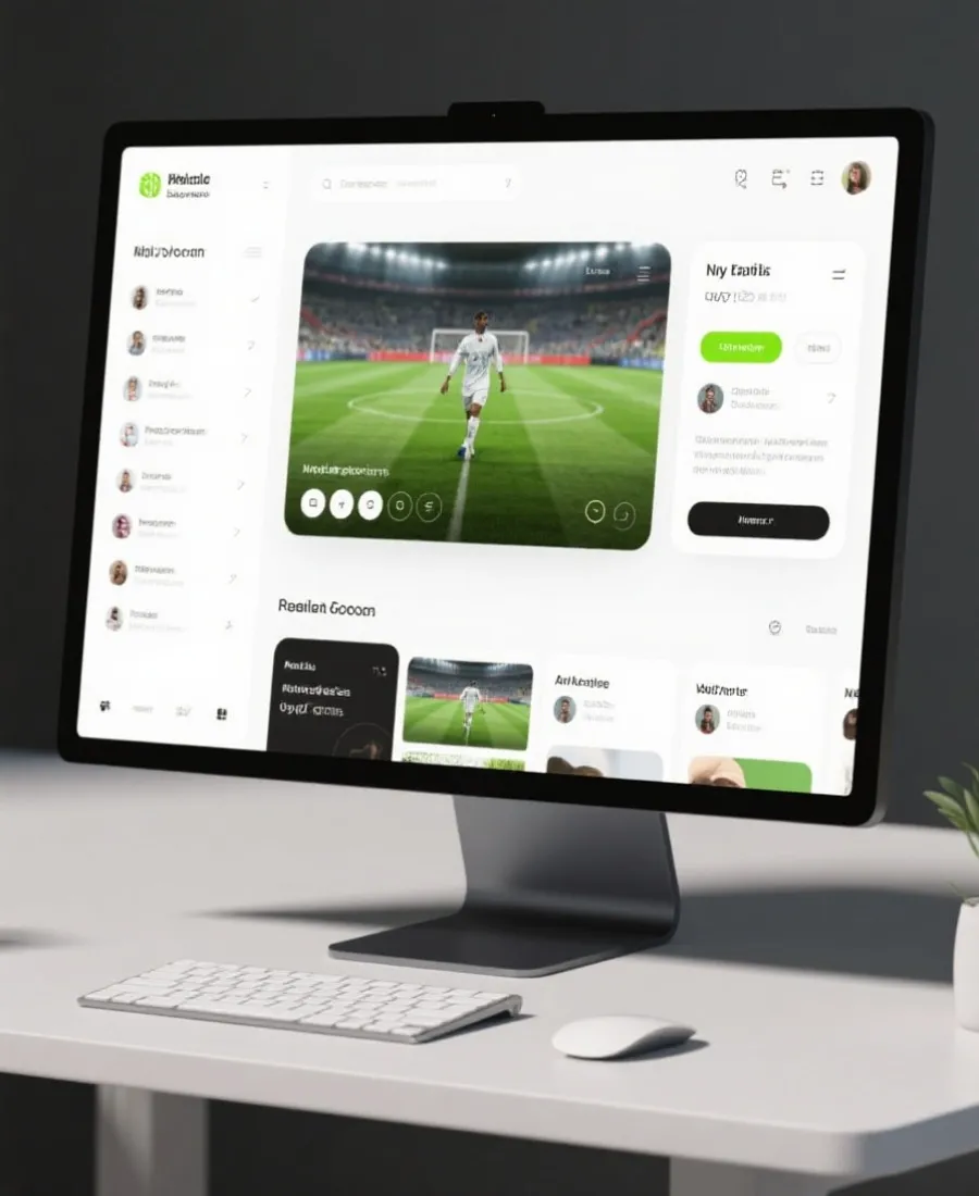 世界杯直播观看界面示意图